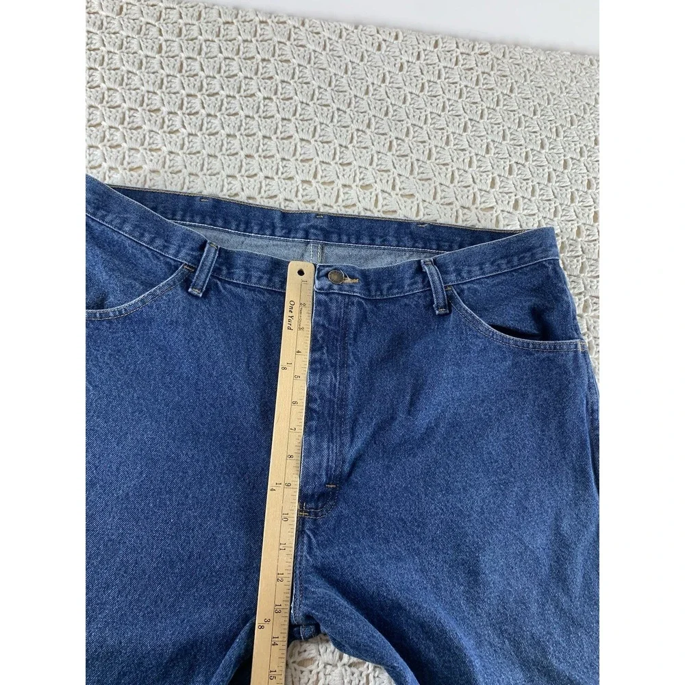 Rustler Jeans Men's 42x32 Medium  Wash Blue‎ Denim 100% Cotton 87619PW